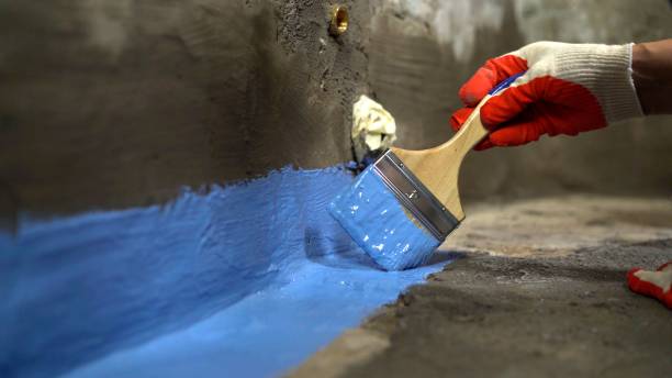 Commercial Basement Waterproofing project at a Clayton, IN business property by SJ Waterproofing Pros
